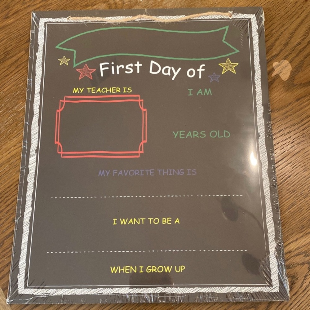 Back to School Mini Chalkboard